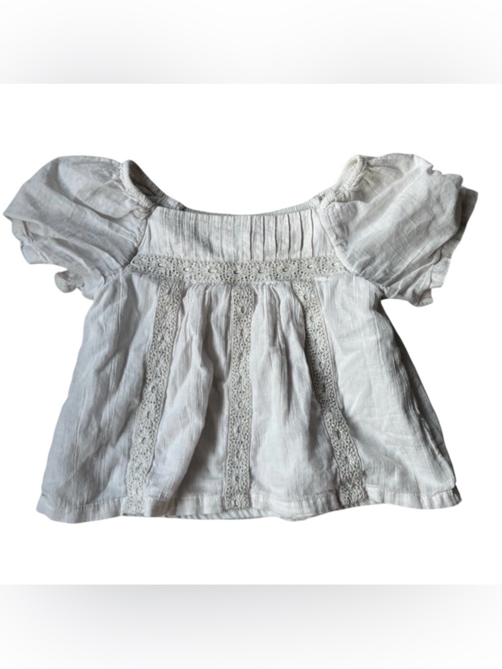 🎇🎆3for$9 Abercrombie Kids Girls White Smocked Skirt